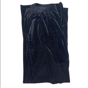 Francesca's Mi Amor black wide leg capri pants